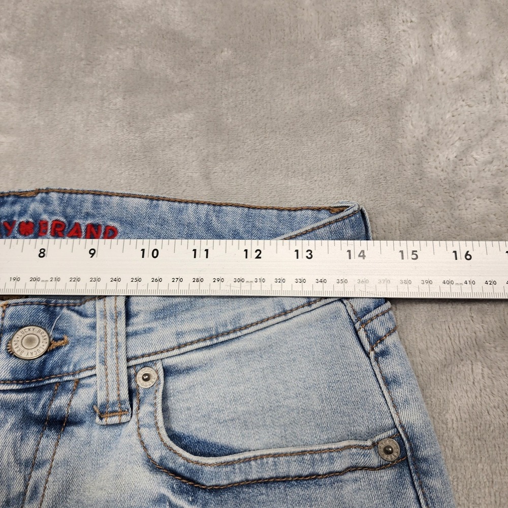 NEW Lucky Brand Jeans Womens 2/26 Blue Low Rise Flare Ankle Stretch Light Wash - Picture 10 of 14